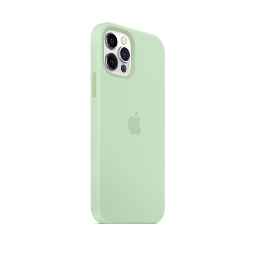 iPhone 12 & 12 Pro Silicone Case with MagSafe — Pistachio