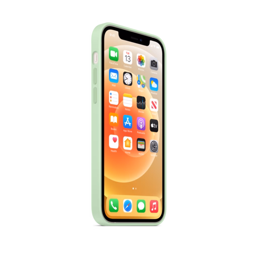 iPhone 12 & 12 Pro Silicone Case with MagSafe — Pistachio