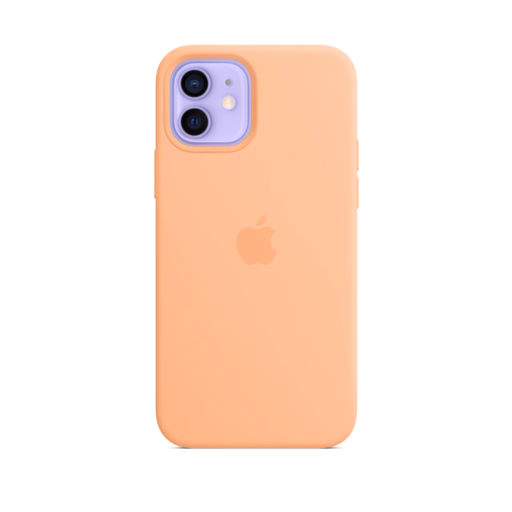 iPhone 12 & 12 Pro Silicone Case with MagSafe — Cantaloupe