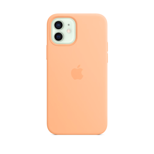 iPhone 12 & 12 Pro Silicone Case with MagSafe — Cantaloupe
