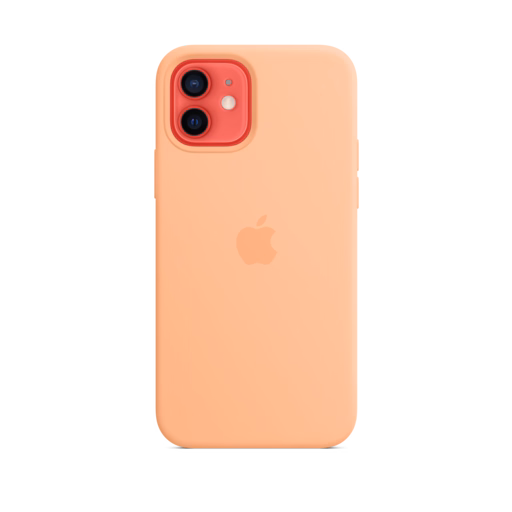 iPhone 12 & 12 Pro Silicone Case with MagSafe — Cantaloupe