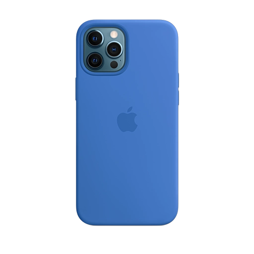 iPhone 12 Pro Max Silicone Case — Capri Blue iPhone 12 Pro Max Silicone Case — Capri Blue