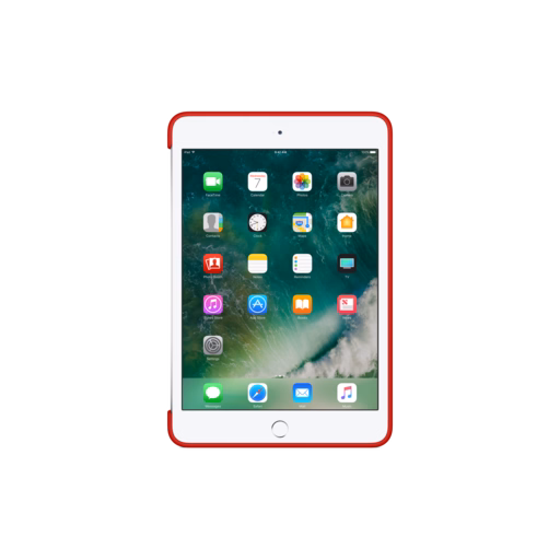 iPad mini 4 Silicone Case — Red