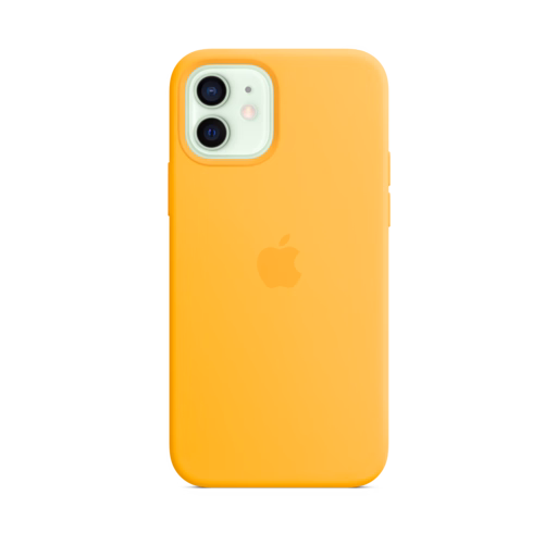 iPhone 12 & 12 Pro Silicone Case with MagSafe — Sunflower