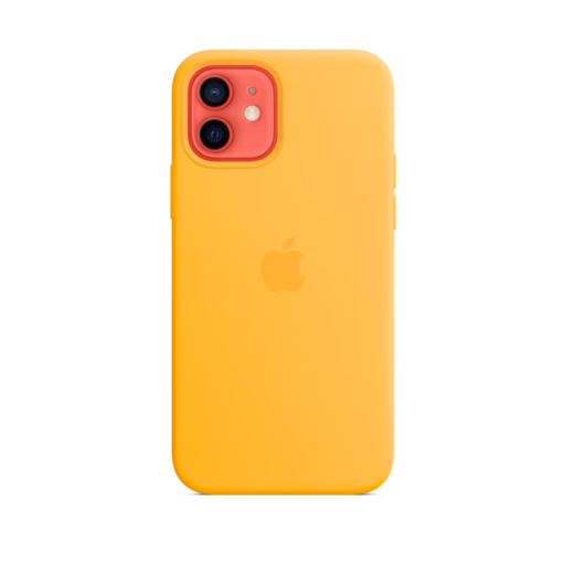 iPhone 12 & 12 Pro Silicone Case with MagSafe — Sunflower