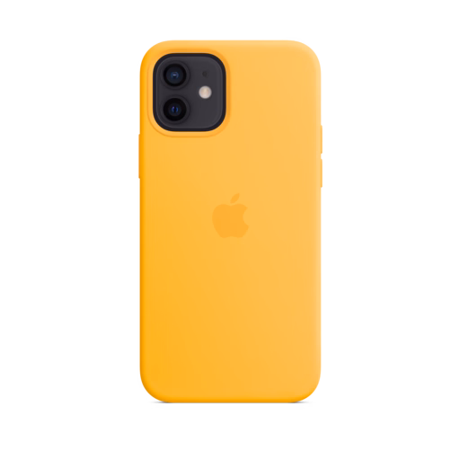 iPhone 12 & 12 Pro Silicone Case with MagSafe — Sunflower