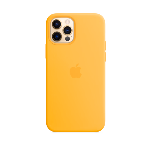 iPhone 12 & 12 Pro Silicone Case with MagSafe — Sunflower