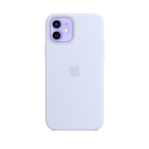 iPhone 12 & 12 Pro Silicone Case with MagSafe — Cloud Blue