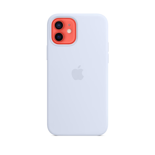 iPhone 12 & 12 Pro Silicone Case with MagSafe — Cloud Blue