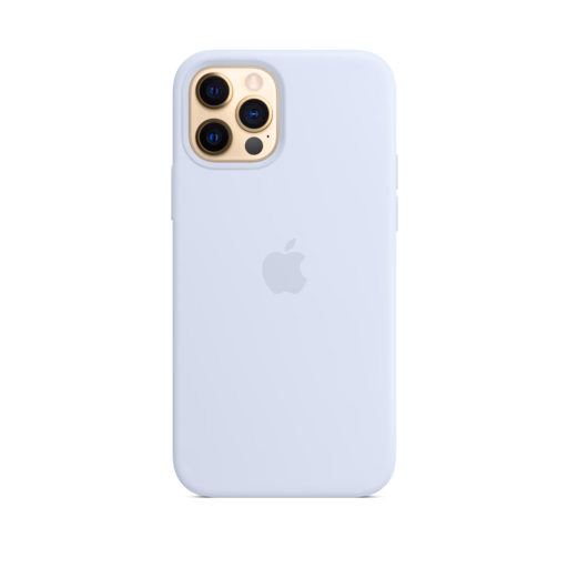 iPhone 12 & 12 Pro Silicone Case with MagSafe — Cloud Blue