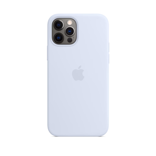 iPhone 12 & 12 Pro Silicone Case with MagSafe — Cloud Blue