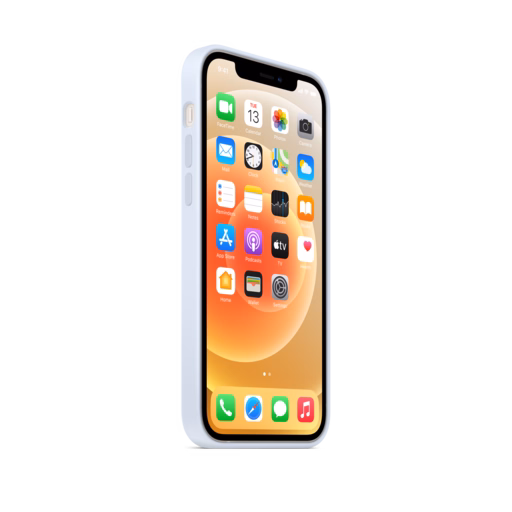 iPhone 12 & 12 Pro Silicone Case with MagSafe — Cloud Blue