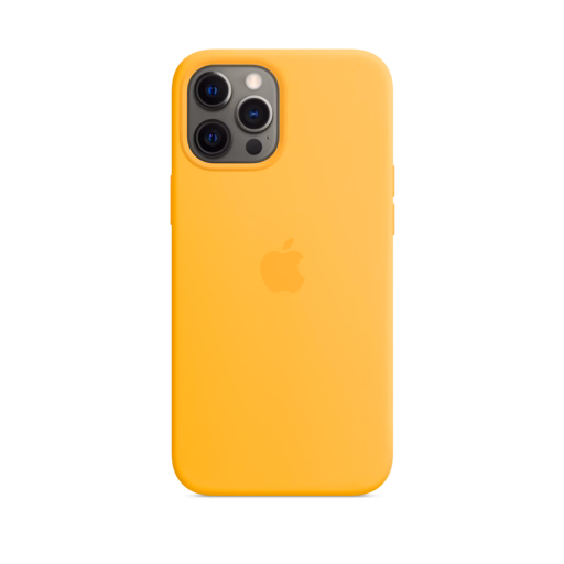 iPhone 12 Pro Max Silicone Case with MagSafe — Sunflower