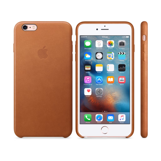 iPhone 6s Plus Leather Case — Saddle Brown