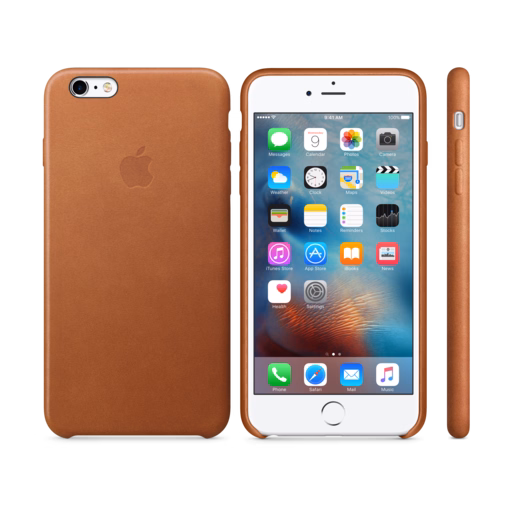 iPhone 6s Plus Leather Case — Saddle Brown