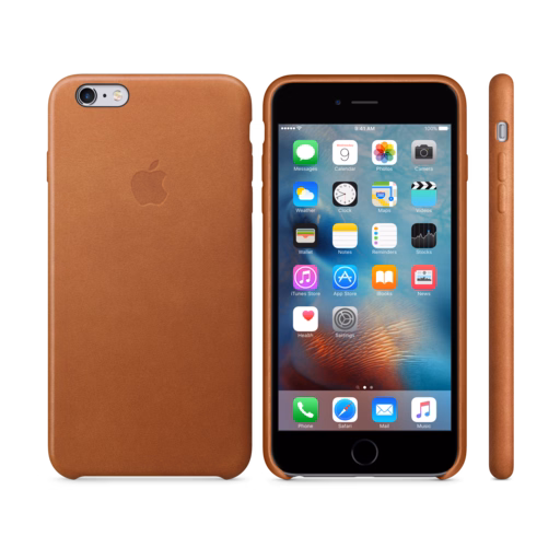 iPhone 6s Plus Leather Case — Saddle Brown