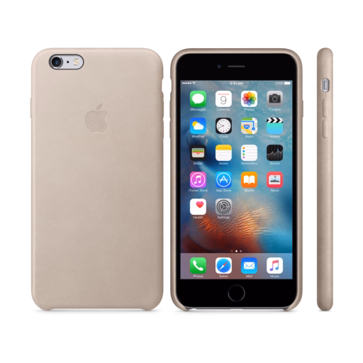 iPhone 6s Plus Leather Case — Rose Grey
