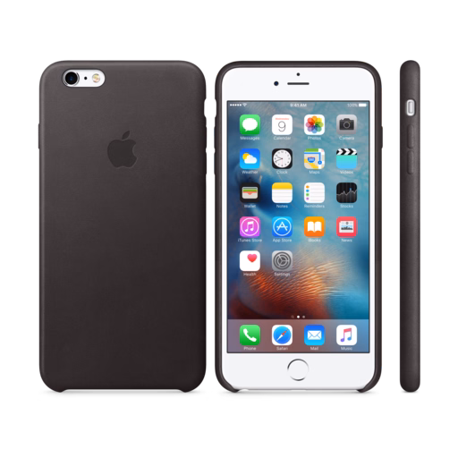 iPhone 6s Plus Leather Case — Black