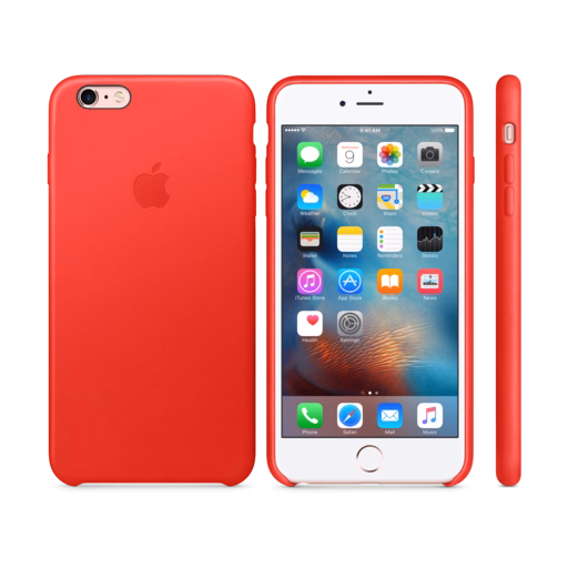 iPhone 6s Plus Leather Case — (PRODUCT)RED