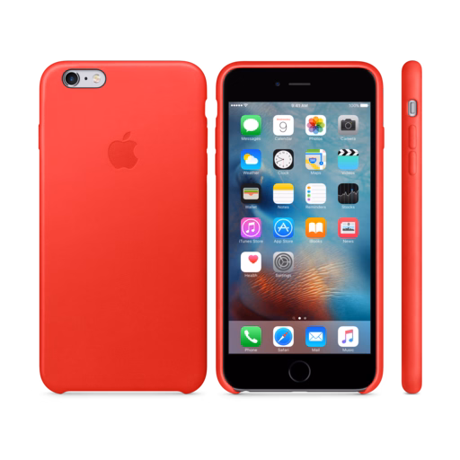 iPhone 6s Plus Leather Case — (PRODUCT)RED