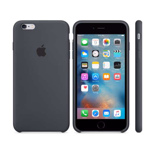 iPhone 6s Plus Silicone Case — Charcoal Grey