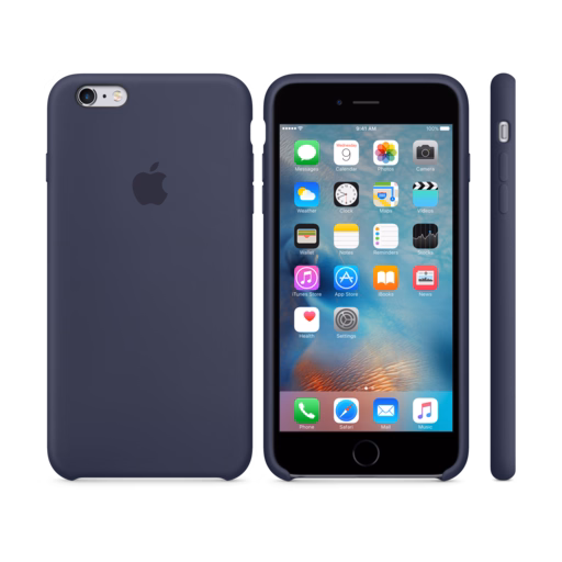 iPhone 6s Plus Silicone Case — Midnight Blue