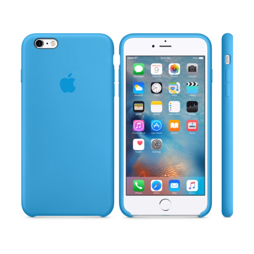 iPhone 6s Plus Silicone Case — Blue