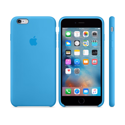 iPhone 6s Plus Silicone Case — Blue