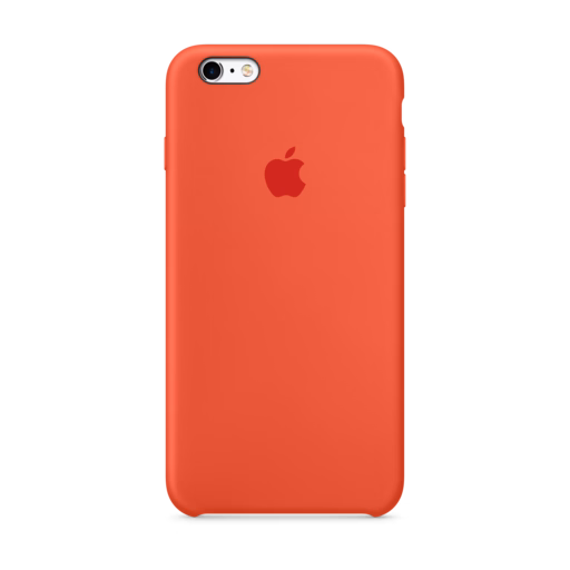 iPhone 6-6s Plus Silicone Case — Orange iPhone 6-6s Plus Silicone Case — Orange