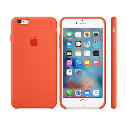 iPhone 6s Plus Silicone Case — Orange