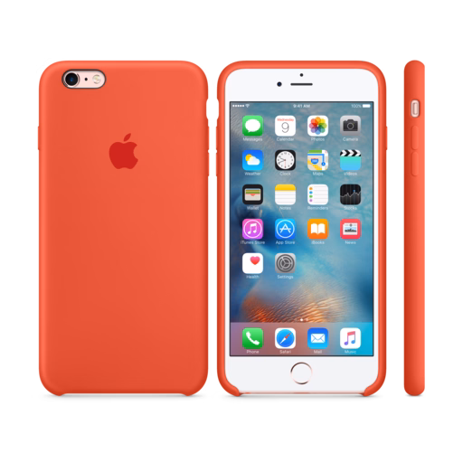 iPhone 6s Plus Silicone Case — Orange