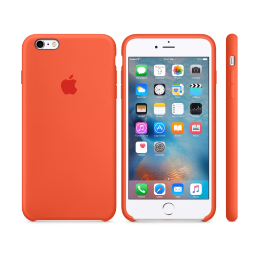 iPhone 6s Plus Silicone Case — Orange