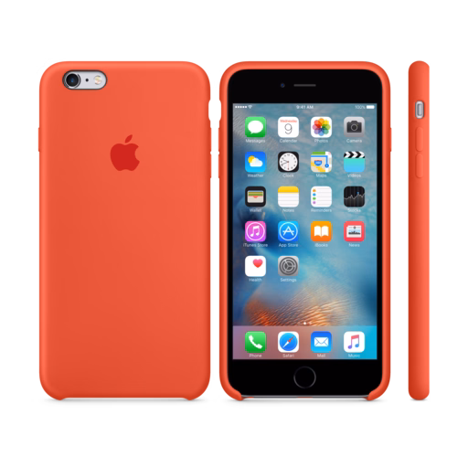 iPhone 6s Plus Silicone Case — Orange