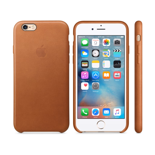 iPhone 6s Leather Case — Saddle Brown