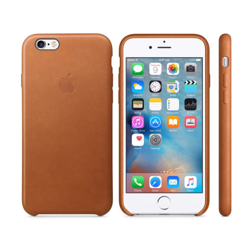 iPhone 6s Leather Case — Saddle Brown