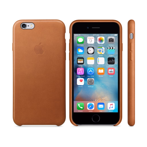 iPhone 6s Leather Case — Saddle Brown