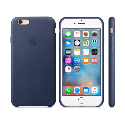 iPhone 6s Leather Case — Midnight Blue