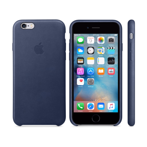 iPhone 6s Leather Case — Midnight Blue