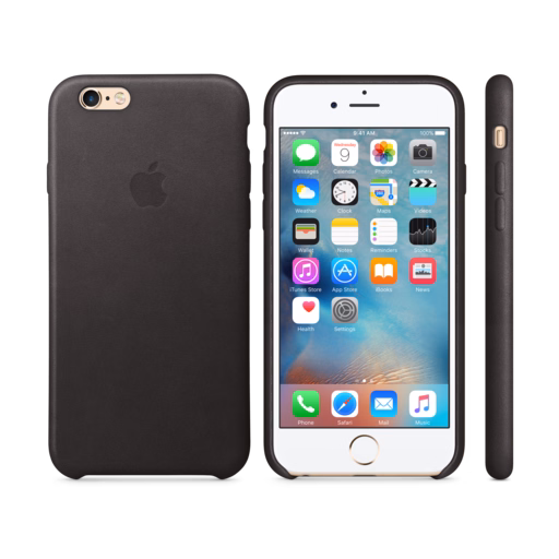 iPhone 6s Leather Case — Black