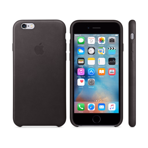 iPhone 6s Leather Case — Black