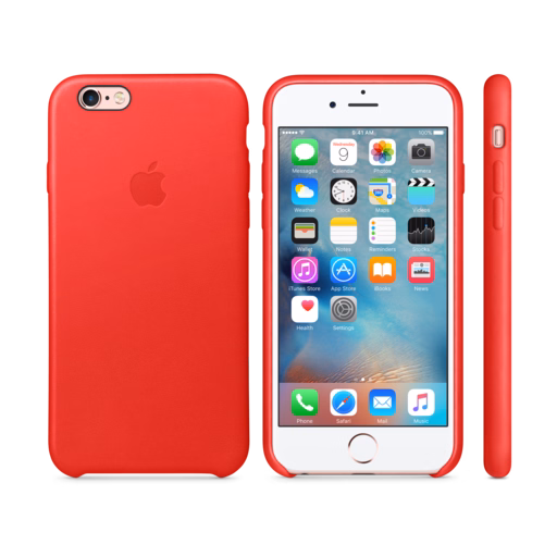 iPhone 6s Leather Case — (PRODUCT)RED