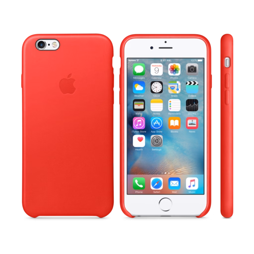 iPhone 6s Leather Case — (PRODUCT)RED