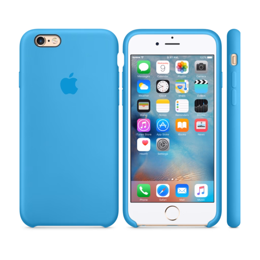 iPhone 6s Silicone Case — Blue