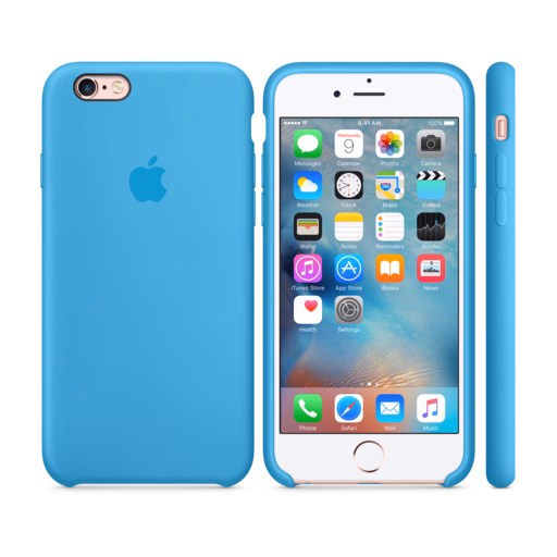iPhone 6s Silicone Case — Blue