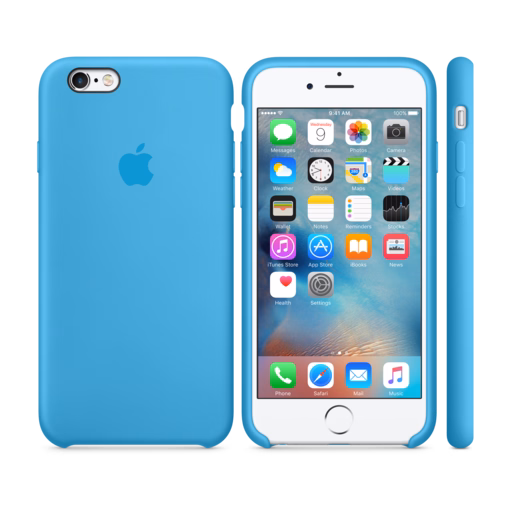 iPhone 6s Silicone Case — Blue