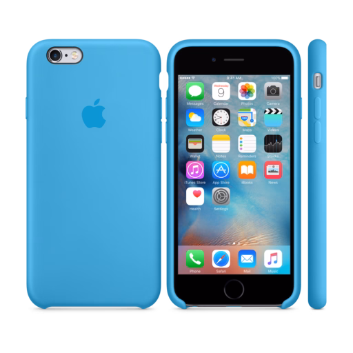 iPhone 6s Silicone Case — Blue