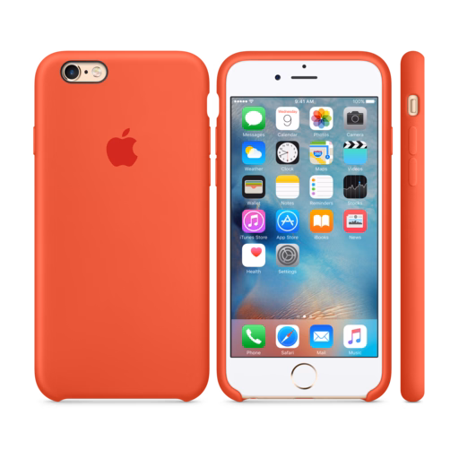 iPhone 6s Silicone Case — Orange