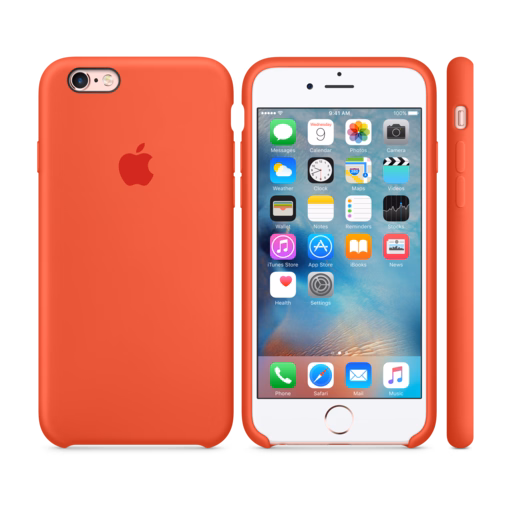 iPhone 6s Silicone Case — Orange