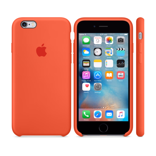 iPhone 6s Silicone Case — Orange