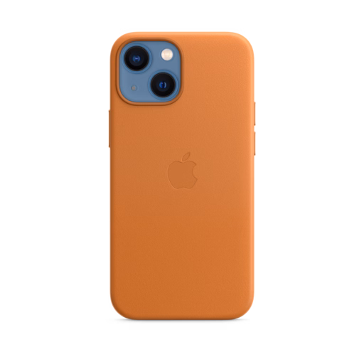iPhone 13 mini Leather Case with MagSafe — Golden Brown